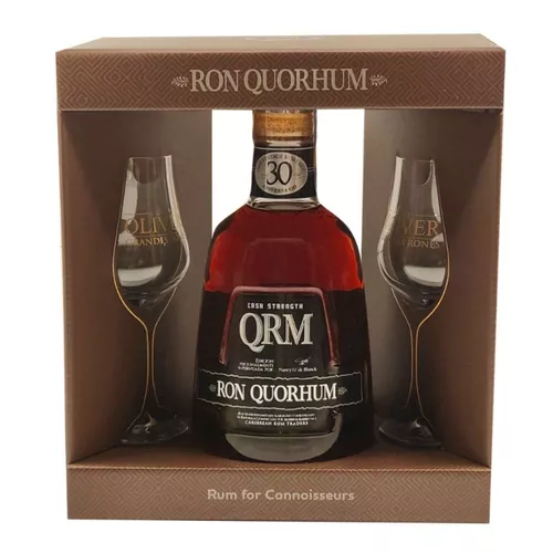 Quorhum Cask Strength 30 0,7l 50% + 2x sklo GB